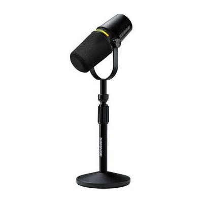 Shure Used MV7+-K Podcast XLR/USB Microphone Bundle with Gator Desktop Stand (Black) MV7+-K-BNDL