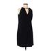 Sam Edelman Casual Dress - Sheath Crew Neck Sleeveless: Black Print Dresses - Women's Size 4