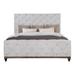 ACME Furniture Andria Tufted Panel Bed Upholstered/Velvet in Gray | 57 H x 64 W x 90 D in | Wayfair Gfnnf-BD01291Q