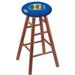 Holland Bar Stool NHL 30" Bar Stool Wood/Plastic/Acrylic in Yellow | 30 H x 18 W x 18 D in | Wayfair RC30OSMedColAva