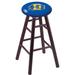 Holland Bar Stool NHL 30" Bar Stool Wood/Plastic/Acrylic in Brown | 30 H x 18 W x 18 D in | Wayfair RC30OSDCDalSta