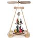 The Holiday Aisle® 2-Tier Dwarf Pyramid Wood in Brown | 16.15 H x 10.65 W x 7.1 D in | Wayfair 20D245F70E4D4F30AC36E645766982DC