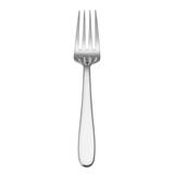 Mikasa Hospitality 5268329 7 1/2" Dessert Fork with 18/10 Stainless Grade, City Limit Satin Pattern, Stainless Steel