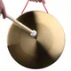 Gongs d'église en laiton faits à la main avec marteau de jeu rond instruments PerSCH 36cm