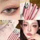 Waterproof Matte Liquid Eyeliner Pen Makeup Ultra Thin Non Smudging Lasting Black Brown Lying