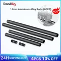 SmallRig 15mm Rods Pack with M12 Thread Rod Cap Connectors Aluminum Alloy Rods for Mattebox Follow