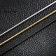 3/4/5/6mm Width Stainless Steel Snake Chain Necklace For Women Men Gold Color Black Waterproof Filmy