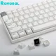 Tastenkappen XDA Profil PBT Keycap 127 Schlüssel/Set Für Apple MAC ISO Minimalistischen Weiß Keycap