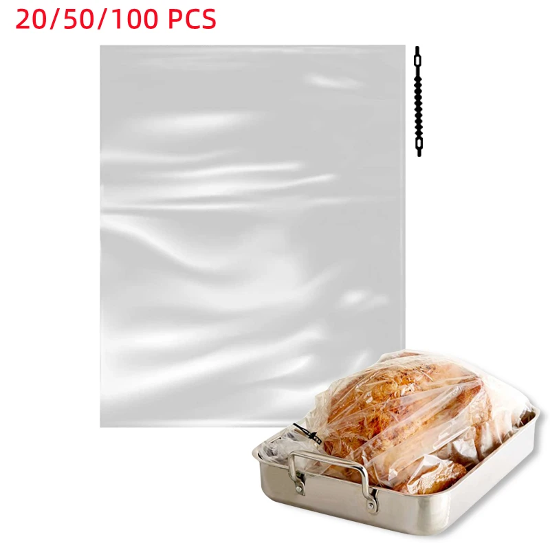 25 * 38 CM Wärme Widerstand Herd Liner Braten Türkei Tasche Für Kochen Mittlere Größe Ofen Tasche Backen Crock Topf Liner 109 Image