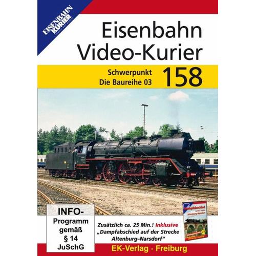 Eisenbahn Video-Kurier 158, 1 DVD (DVD) - EK-Verlag