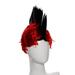 Sehao Hallowmas Masquerade Punk Mohican Hairstyle Cockscomb Hair Wig Bk