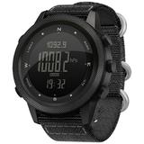 Tomfoto Multifunctional Digital Watch Men Sports Running Swimming Sport Watches Altimeter Barometer Compass Waterproof