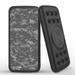 INFUZE Qi Wireless Portable Charger for iPhone 15 External Battery (12000 mAh 18W Power Delivery USB-C/USB-A Quick Charge 3.0 Ports Suction Cups) - Digital Pixel Army Camo