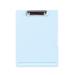 Clipboard with Storage Plastic Storage Clipboard with Low Profile Clip Heavy Duty Nursing Clipboards Foldable Clipboard Case Letter Size Smooth Writing for Work Kidsï¼Œlight blue