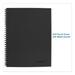 1PC Cambridge Wirebound Business Notebook 1-Subject Wide/Legal Rule Black Linen Cover (80) 11 x 8.5 Sheets