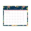 1PC Blue Sky Day Designer Peyton Academic Wall Calendar Floral Artwork 15 x 12 White/Navy Sheets 12-Month (July to June): 2023 to 2024