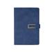A5 Binder Journal Lined Paper A5 Refillable Leather Notebook 6 Rings Binder A5 Planner Notepads Writing Journals for Womens Mens navy blue