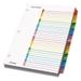 1PC Cardinal OneStep Printable Table of Contents and Dividers 31-Tab 1 to 31 11 x 8.5 White Assorted Tabs 1 Set