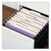 1PC Universal Deluxe Bright Color Hanging File Folders Letter Size 1/5-Cut Tabs Violet 25/Box