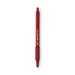 1PC BIC Soft Feel Ballpoint Pen Retractable Medium 1 mm Red Ink Red Barrel Dozen