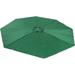 NUOLUX 1pc Beach Umbrella Canopy UV Protection Umbrella Canopy Outdoor Umbrella Canopy without Umbrella Stand (Dark Green)