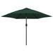 moobody Parasol with Steel Pole Folding Fabric Cover Umbrella 9.8 ft for Patio Backyard Terrace Poolside Lawn Outdoor Furniture