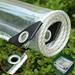 Clear PVC Vinyl Tarp Clear Tarp Waterproof Heavy Duty Outdoor Grommet Raincover Tarpaulin for Patio Enclosure Camping Porch Canopy 9.8x19.7ft