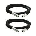 98398625 1/2 by 96 Inches 2 Wire Lightweight Steel Hydraulic Hose with Fittings and Male x Male Swivel Assembly Black (2 Pack)