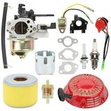 BAMILL Carburetor Kit For Honda GX240 GX270 Recoil Starter Air Filter Gasket Rings