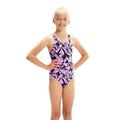 Speedo Girls Hyper Boom Medalist One Piece Bathing Suit