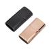 2PCS DIY Security Clasps Stainless Steel Magnetic Buckle DIY Secure Clasps for DIY Bracelet Necklace Leather Strap Use Rose Gold+Black