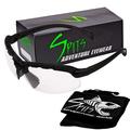 Spits Eyewear Top Or Bottom Bifocal Safety Glasses (Frame Color: Matte Black Magnifier: 1.75 Bottom Clear)