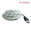 White LED Strip Light 13.2ft Bright White LED Tape Light for Bedroom Kitchen Closet Under Cabinet Vanity Mirror