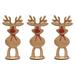 Dtydtpe Christmas Decorations Home Decor Personalized Freestanding Reindeeres Family Names Christmas Deer Reindeeres Standing Tabletop Table Ornament Holiday Decoration for Christmas Party