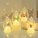 Christmas LED Oil Lamp Lights Bedroom Night Lamp Party Decor LED Night Light Hanging Ornament Christmas Lantern Kids Gifts