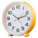 Alarm Clock Round Silent Analog Alarm Clock Non Ticking with Night Light Snooze Battery Powered Super Silent Alarm Clock Simple Design Beside/Desk Alarm Clock