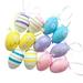 Wozhidaoke Fall Decor Christmas Decorations 12Pcs Easter Decorations Eggs Hanging Ornaments Colorful for Easter Tree Basket Decor Party Favors Supplies Home Bedroom Decor Multicolor 22*16*3 Multicolor