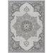 United Weavers 5 ft. 3 in. x 7 ft. 2 in. Paramount Beauty Icon Rectangle Area Rug Grey