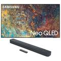 Samsung QN98QN90AA 98 Inch Neo QLED QN90 Series 4K Smart TV with a JBL BAR-300 5.0ch Soundbar with MultiBeam Sound and Dolby Atmos (2021)