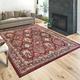 Gertmenian Brea Annet Traditional Oriental Border Red Area Rug 5 3 x 7 5 x 8