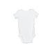 Just One You Made by Carter's Short Sleeve Onesie: White Print Bottoms - Size 9 Month