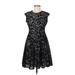 Gabby Skye Casual Dress: Black Dresses - Women's Size 6