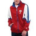 Men's Starter Red Philadelphia Phillies Lead Runner Full-Zip Jacket