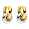 Purelei Creolen Bond mit Bicolor-Mix Gold Damen