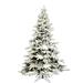 Mercury Row® Fir Artificial Christmas Tree, Metal in Green/White | 14' H | Wayfair DD532445C68944E3AA68E22BB12059EC