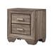 Millwood Pines Canmore 2 - Drawer Wood Nightstand Wood in Brown | 27.5 H x 23.1 W x 16.9 D in | Wayfair 067E75247448485BA591E446C0FBA581