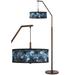 Blue Seas Bronze Downbridge Arc Floor Lamp