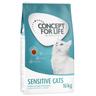 2 x 10 kg / 3 x 3 kg Concept for Life zum Sonderpreis! - Sensitive Cats (2 x 10 kg)