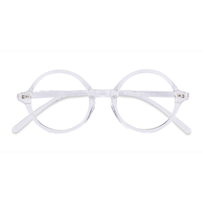 Unisex s round Clear Plastic Prescription eyeglasses - Eyebuydirect s Years