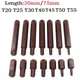 1pcs Torx Star Screwdriver Bits 30mm & 75mm Hex Shank T20 T25 T30 T40 T45 T50 T55 Impact Driver